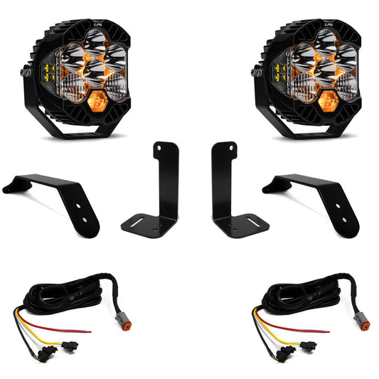 Baja Designs Jeep JL/JT プロバンパーライトキット - Jeep 2020-24 グラディエーター; 2018-24 ラングラー JL; 注記：純正プラスチックバンパー対応