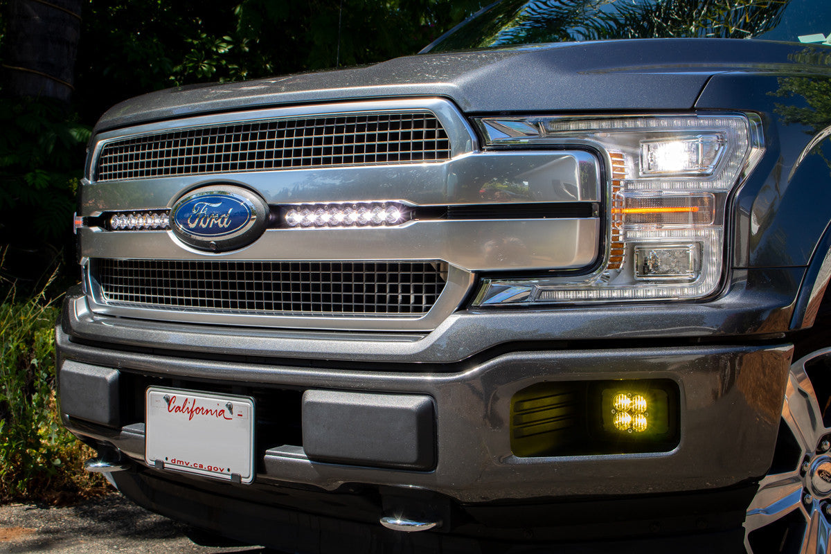 Baja Designs 18-20 Ford S8 デュアル 10インチ グリルライトバーキット - Ford 2018-20 F-150