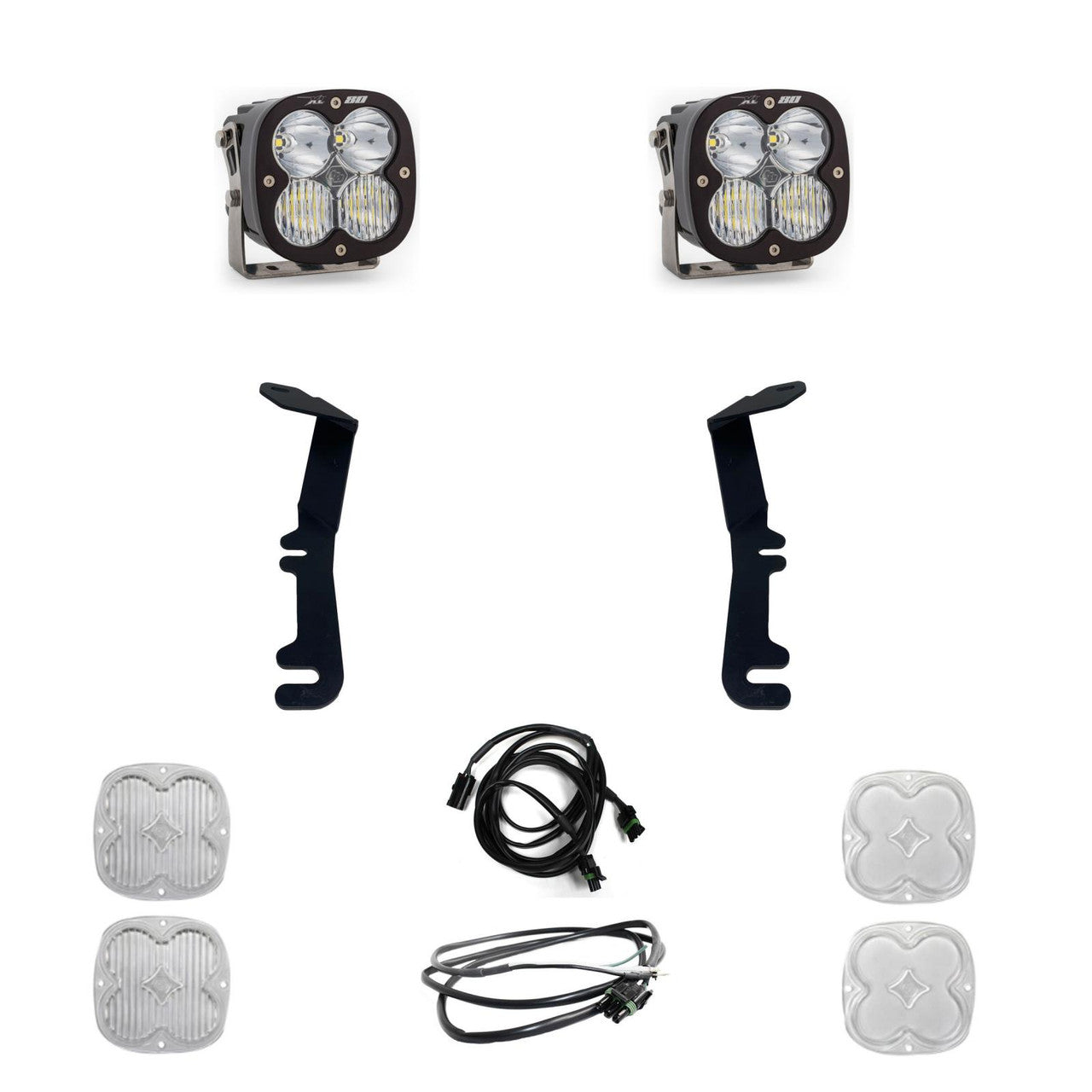 Baja Designs RAM Aピラーライトキット - RAM 2019-23 1500 Rebel; 2021-23 1500 TRX