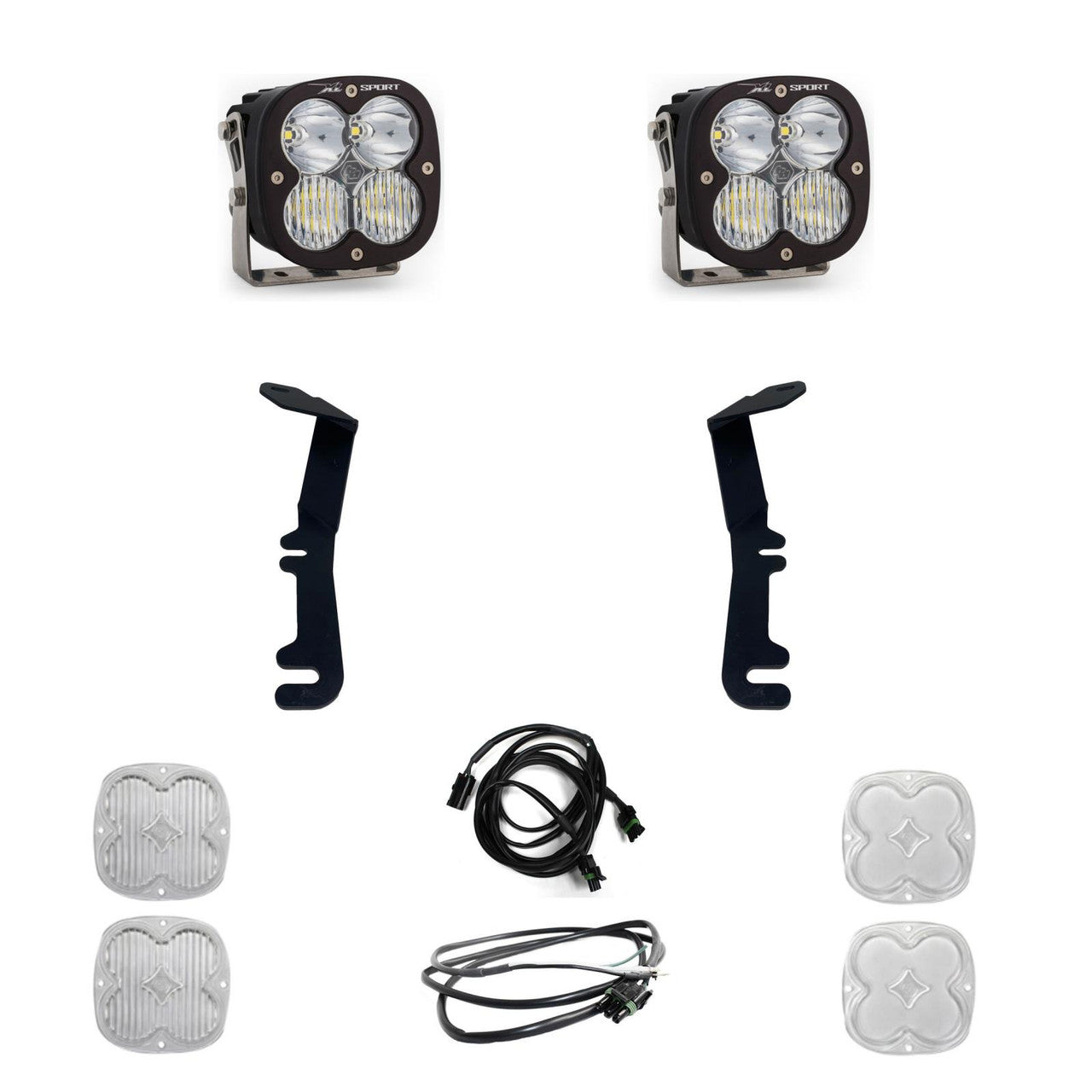 Baja Designs RAM Aピラーライトキット - RAM 2019-23 1500 Rebel; 2021-23 1500 TRX