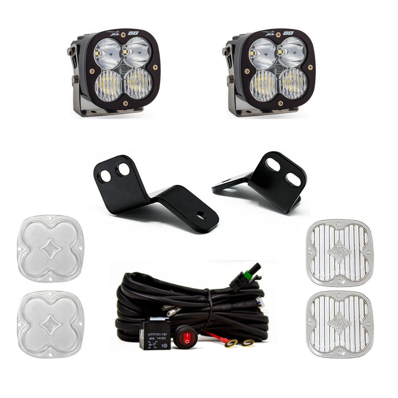 Baja Designs Polaris Aピラーライトキット - Polaris 2014-22 RZR XP 1000; XP Turbo; Turbo S