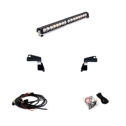 Baja Designs 20-22 GMC S8 20インチバンパーライトバーキット - GMC 2020-22 シエラ 2500HD/3500HD対応