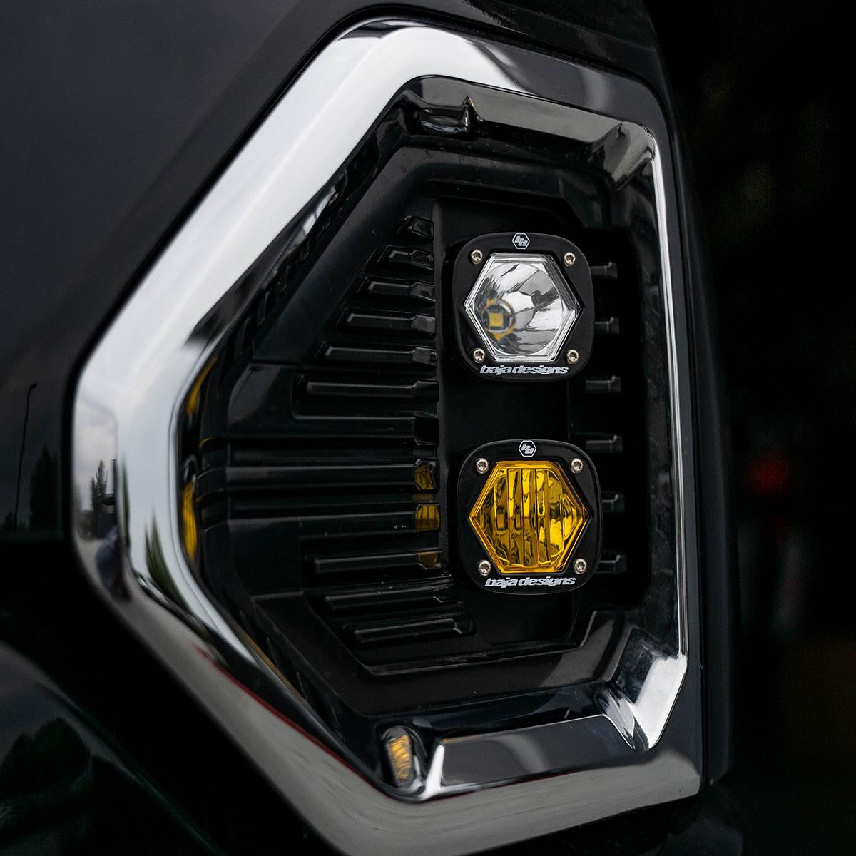 Baja Designs 19-22 GMC シエラ 1500 S1 デュアルフォグポケットライトキット -