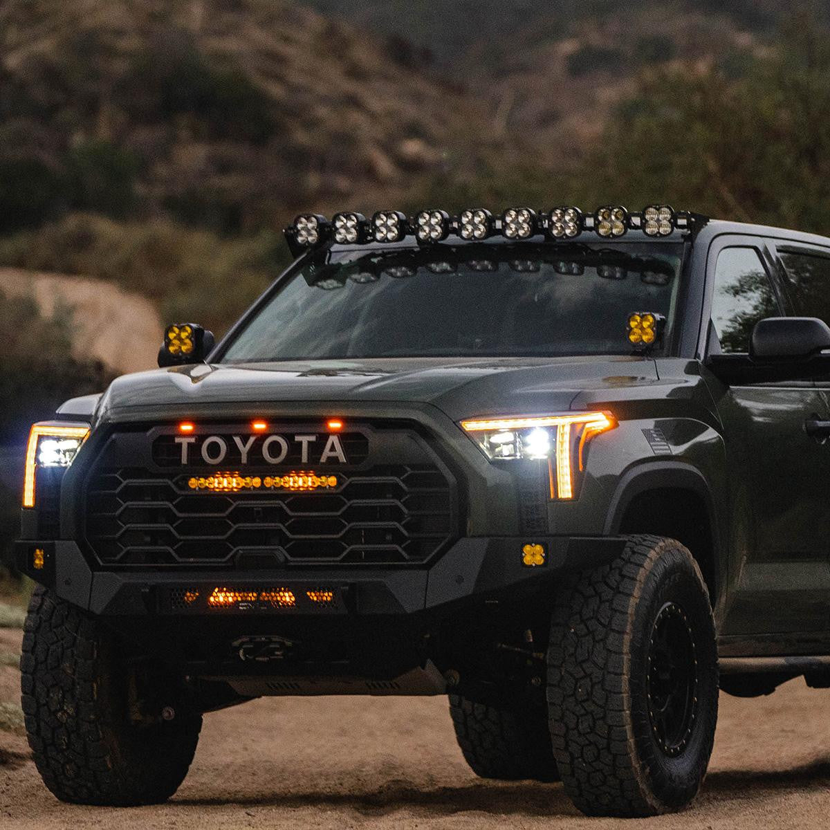 Baja Designs 22年以降 トヨタ タンドラ 9XLリンク可能ルーフバーキット -