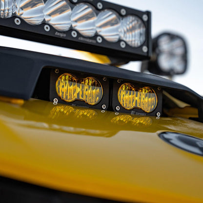 Baja Designs 24 Can-Am Maverick R Dual S2 Pro アンバーフードキット -