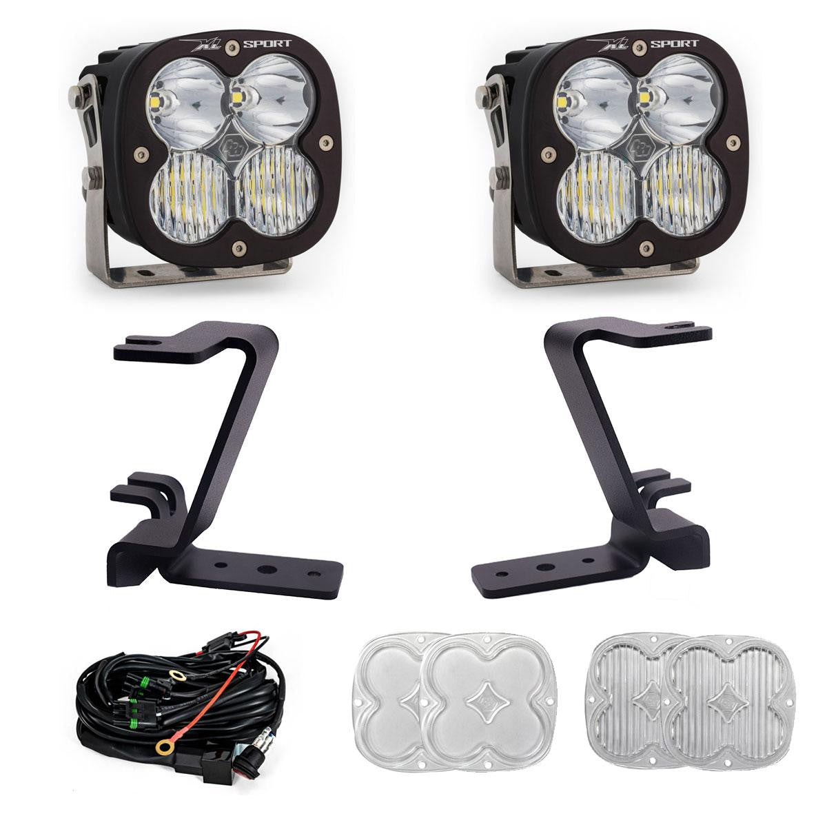 Baja Designs 2023-2024 フォードスーパーデューティー - XL80/XLSport/XLPro Aピラ―ライトキット