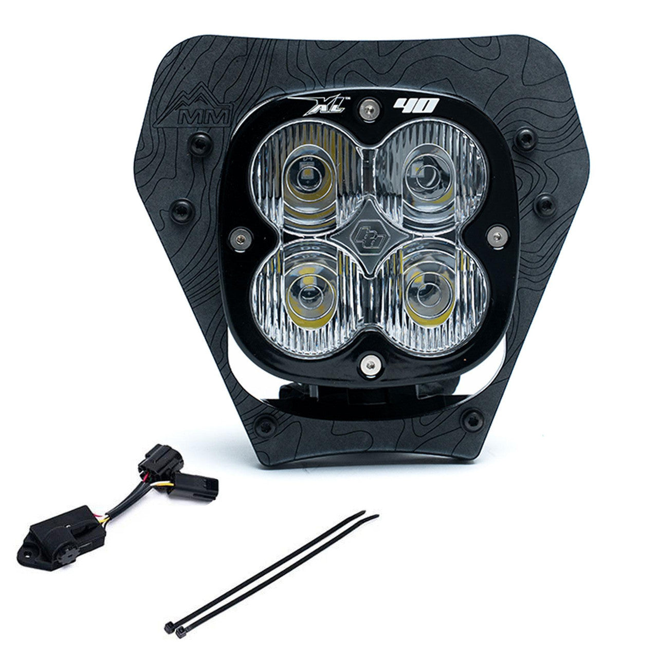 Baja Designs XL40（D/C）調光機能付きLEDヘッドライトキット - KTM 150-300 XC-W・350-500 XW-F・450 XCF-W（’24-25モデル対応）
