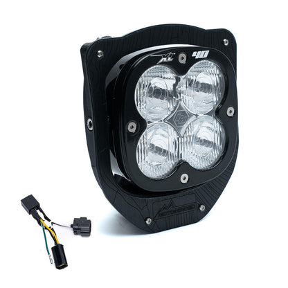 Baja Designs XL40（D/C）LEDヘッドライトキット＋Hi-Lowハーネス - Husqvarna FE-S（'24-25）