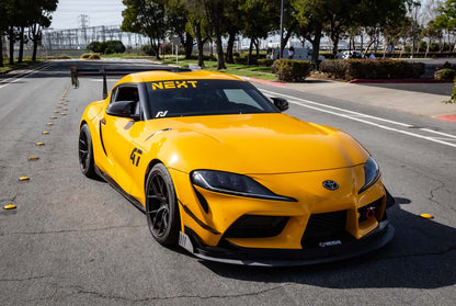 Verus Engineering フロントスプリッターエンドプレート、スタンダード フロントスプリッター | 2020年以降 トヨタ A90 スープラ (A0505A)