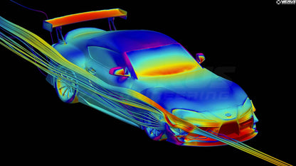 Verus Engineering フロントスプリッターエンドプレート、スタンダード フロントスプリッター | 2020年以降 トヨタ A90 スープラ (A0505A)