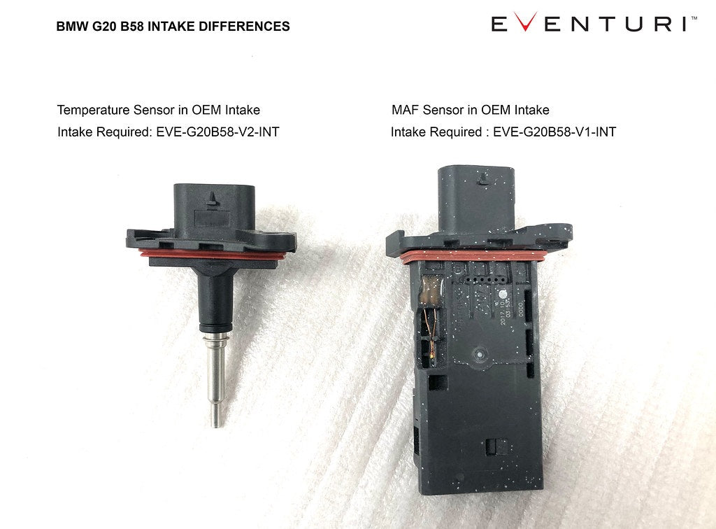 Eventuri BMW G2X / G42 M40i B58 ブラックカーボンインテークシステム - 2018年11月以降
