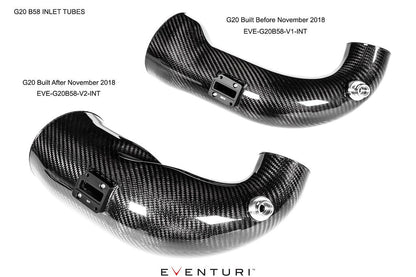Eventuri BMW G2X / G42 M40i B58 ブラックカーボンインテークシステム - 2018年11月以降