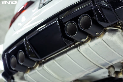 IND G8X M2 / M3 / M4 マットブラックコーティングエキゾーストチップセット