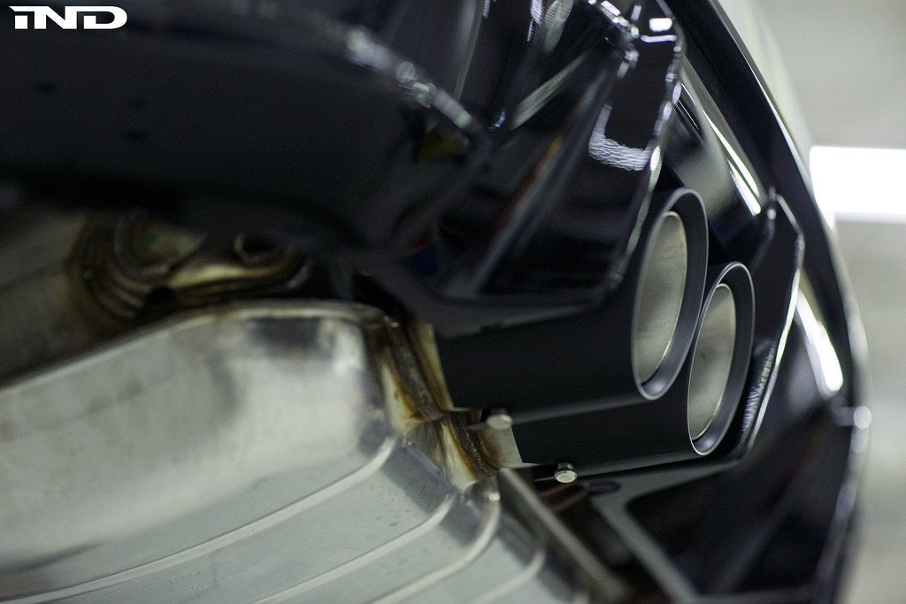 IND G8X M2 / M3 / M4 マットブラックコーティングエキゾーストチップセット