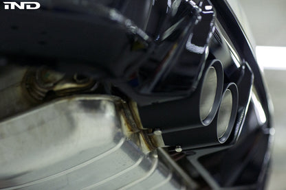 IND G8X M2 / M3 / M4 マットブラックコーティングエキゾーストチップセット