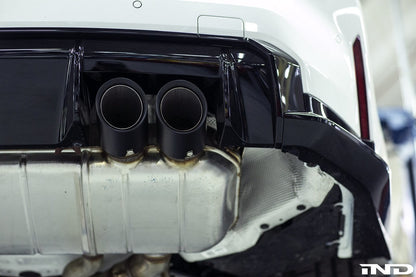 IND G8X M2 / M3 / M4 マットブラックコーティングエキゾーストチップセット