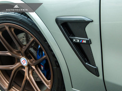 Autotecknic F9X X3M / X4M / G0X X3 / X4 - 純正交換用ドライカーボンファイバーフェンダートリム