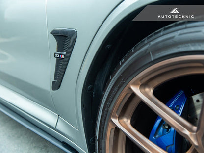 Autotecknic F9X X3M / X4M / G0X X3 / X4 - 純正交換用ドライカーボンファイバーフェンダートリム
