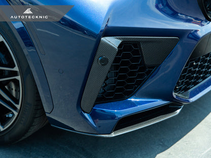 AutoTecknic F95 プレLCI X5M ドライカーボンバンパートリムセット