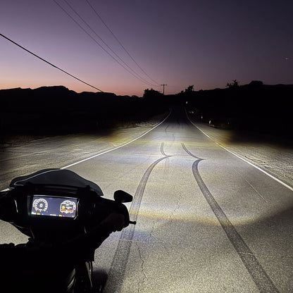 Baja Designs - DOT LP6 LEDヘッドライトキット - 2015-2024 Harley Davidson ロードグライド用