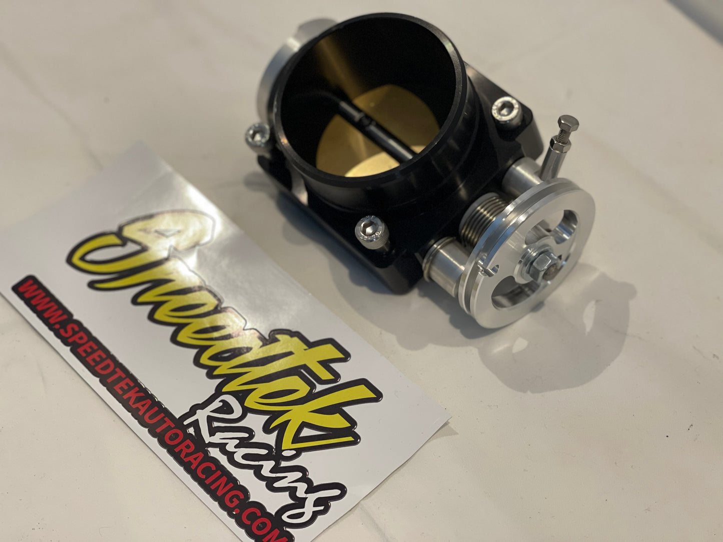 Speed Tek Auto Racing 日産 スカイライン RB25 Trustインマニ用 ビレット CNC スロットル 80mm R33 R34