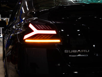 OLM Y-Spec LEDテールライト（スモークレンズ レッドオプティック） - 2015-2021 WRX / STI用