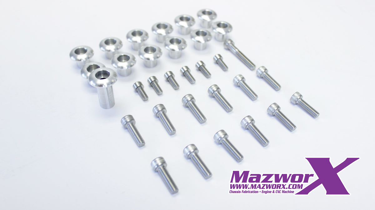 Mazworx - SR20 バルブカバーハードウェアキット (20220)