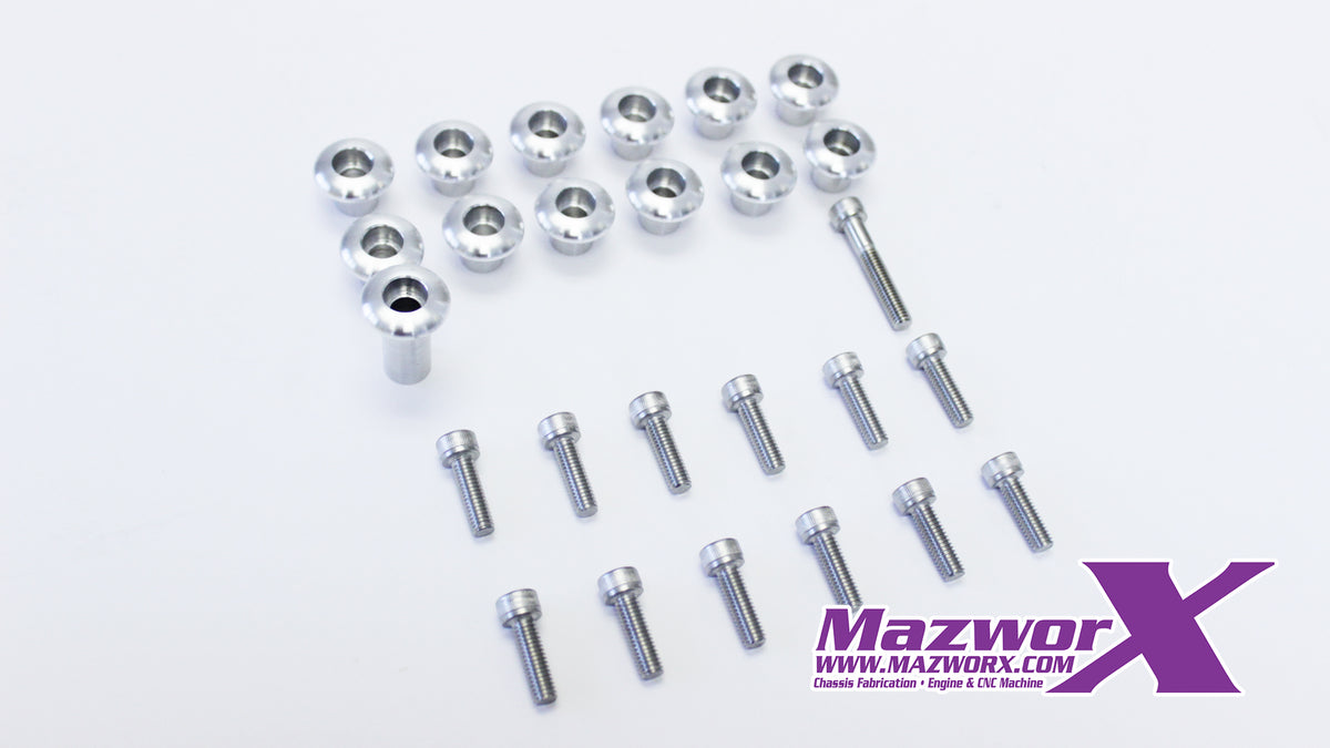 Mazworx - SR20 バルブカバーハードウェアキット (20220)
