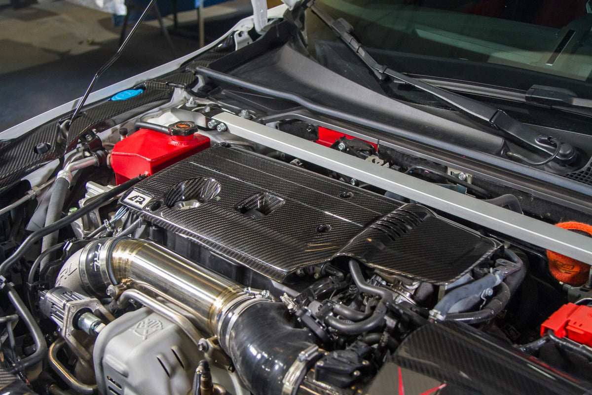 APR Performance カーボンファイバーエンジンカバー 2022年以降 ホンダ FL5 シビック タイプR / 2024年以降 アキュラ DE5 インテグラ タイプS