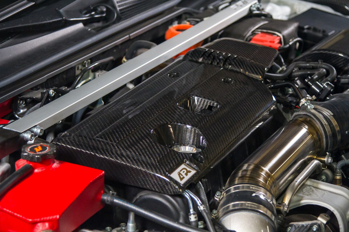 APR Performance カーボンファイバーエンジンカバー 2022年以降 ホンダ FL5 シビック タイプR / 2024年以降 アキュラ DE5 インテグラ タイプS