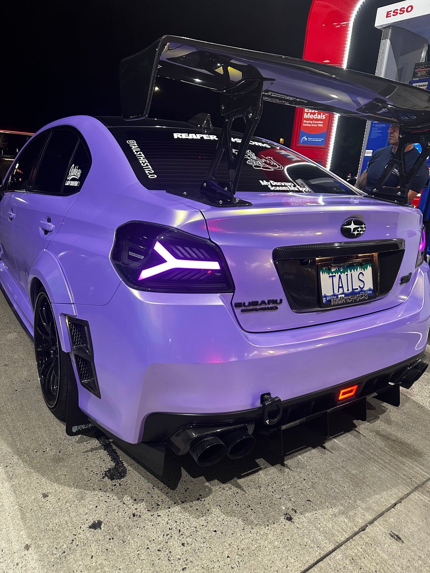 OLM Y-Spec LEDテールランプ（スモークレンズ ホワイトオプティック w/RGB）- 2015-2021 WRX / STI