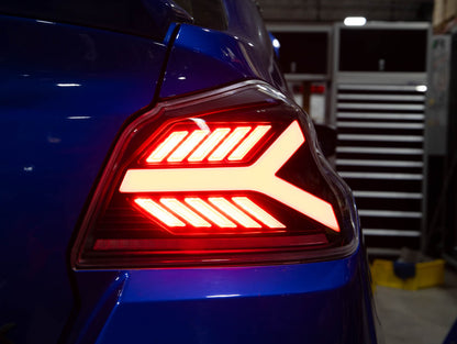 OLM Y-Spec LEDテールランプ（クリアレンズ レッドオプティック）- 2015-2021 WRX/STI用