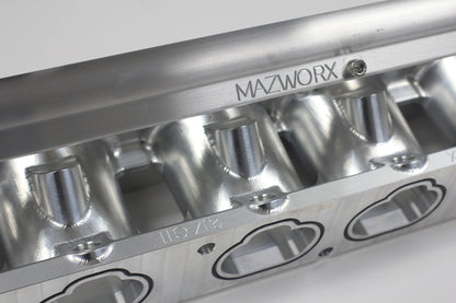 Mazworx - 2JZ-GTE ビレットインテークパーシャルマニホールド (21100)