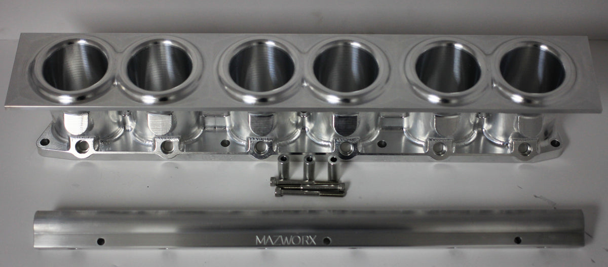 Mazworx - 2JZ-GTE ビレットインテークパーシャルマニホールド (21100)