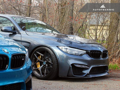 AutoTecknic f8x m3 m4 carbon competition front aero lip - iND Distribution