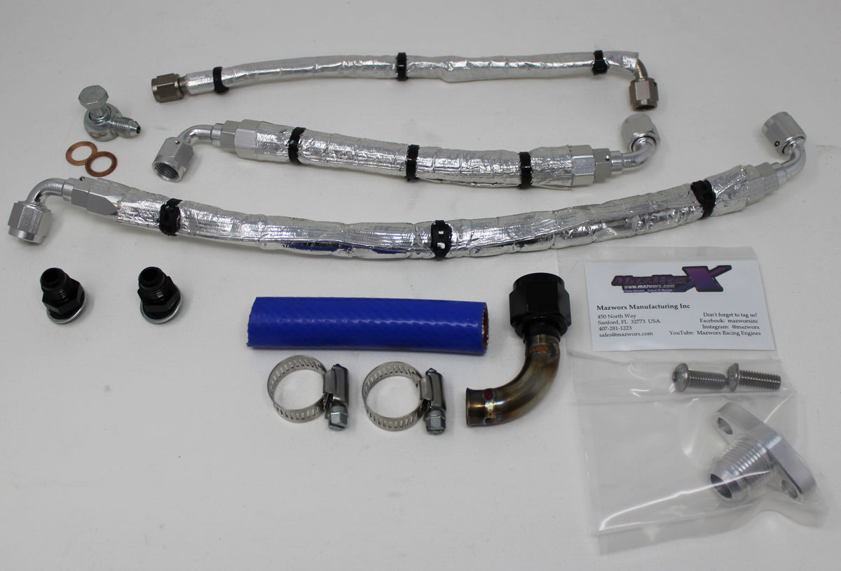 Mazworx - SR20 FR車用(縦置きエンジン) ボトムマウント G25/G30 ターボキット (70011)