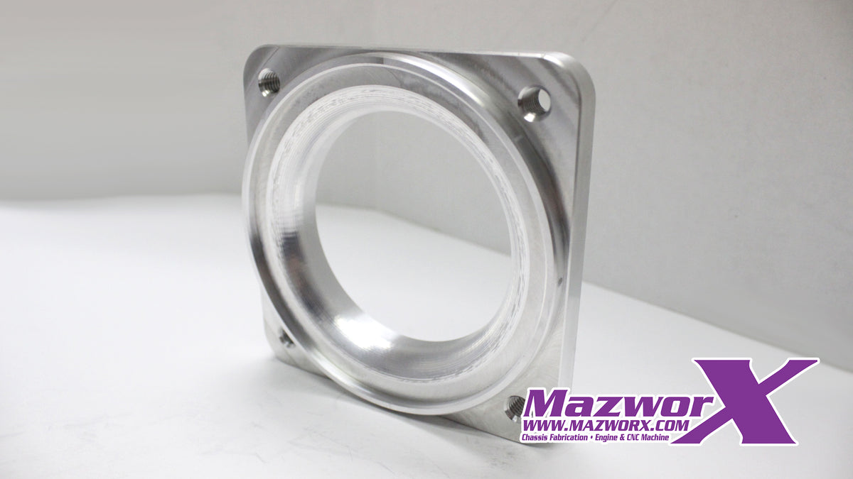 Mazworx - スロットルボディフランジマスタング 75mm (10201)