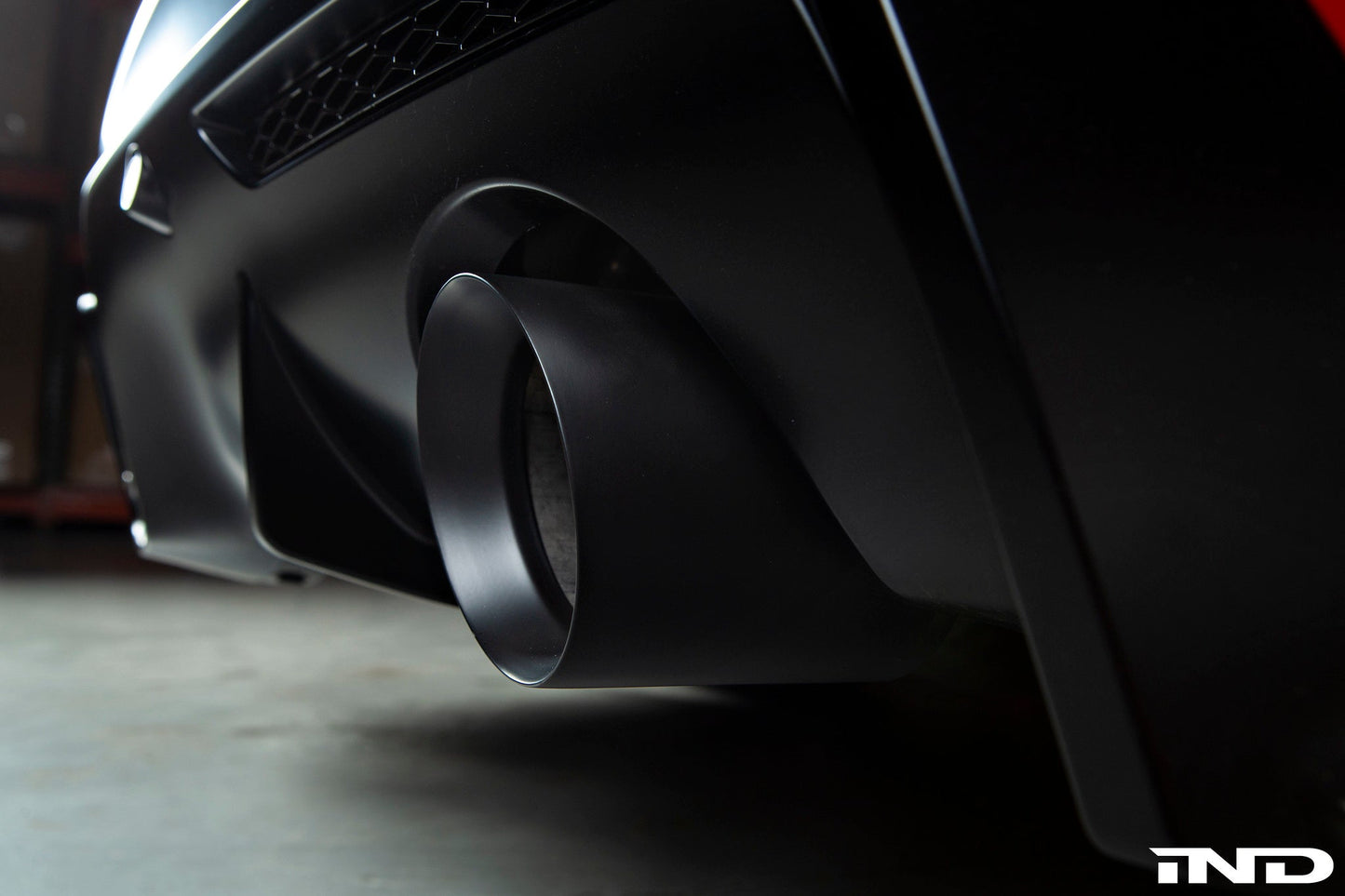 IND A90 スープラ エキゾーストチップセット - マットブラック