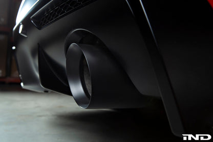 IND A90 スープラ エキゾーストチップセット - マットブラック