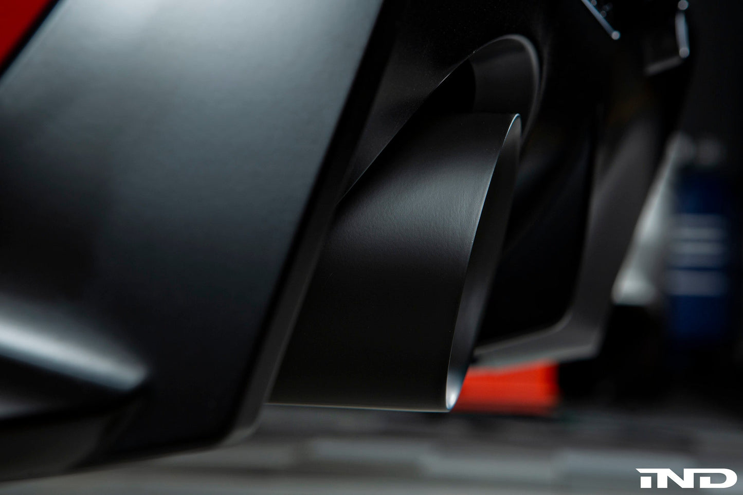 IND A90 スープラ エキゾーストチップセット - マットブラック