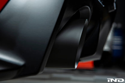 IND A90 スープラ エキゾーストチップセット - マットブラック