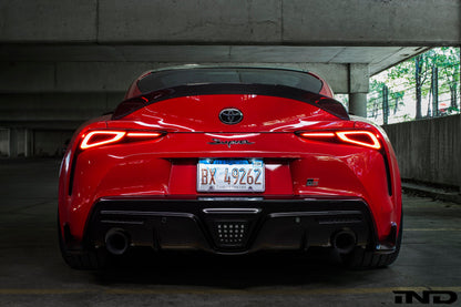 IND A90 スープラ エキゾーストチップセット - マットブラック