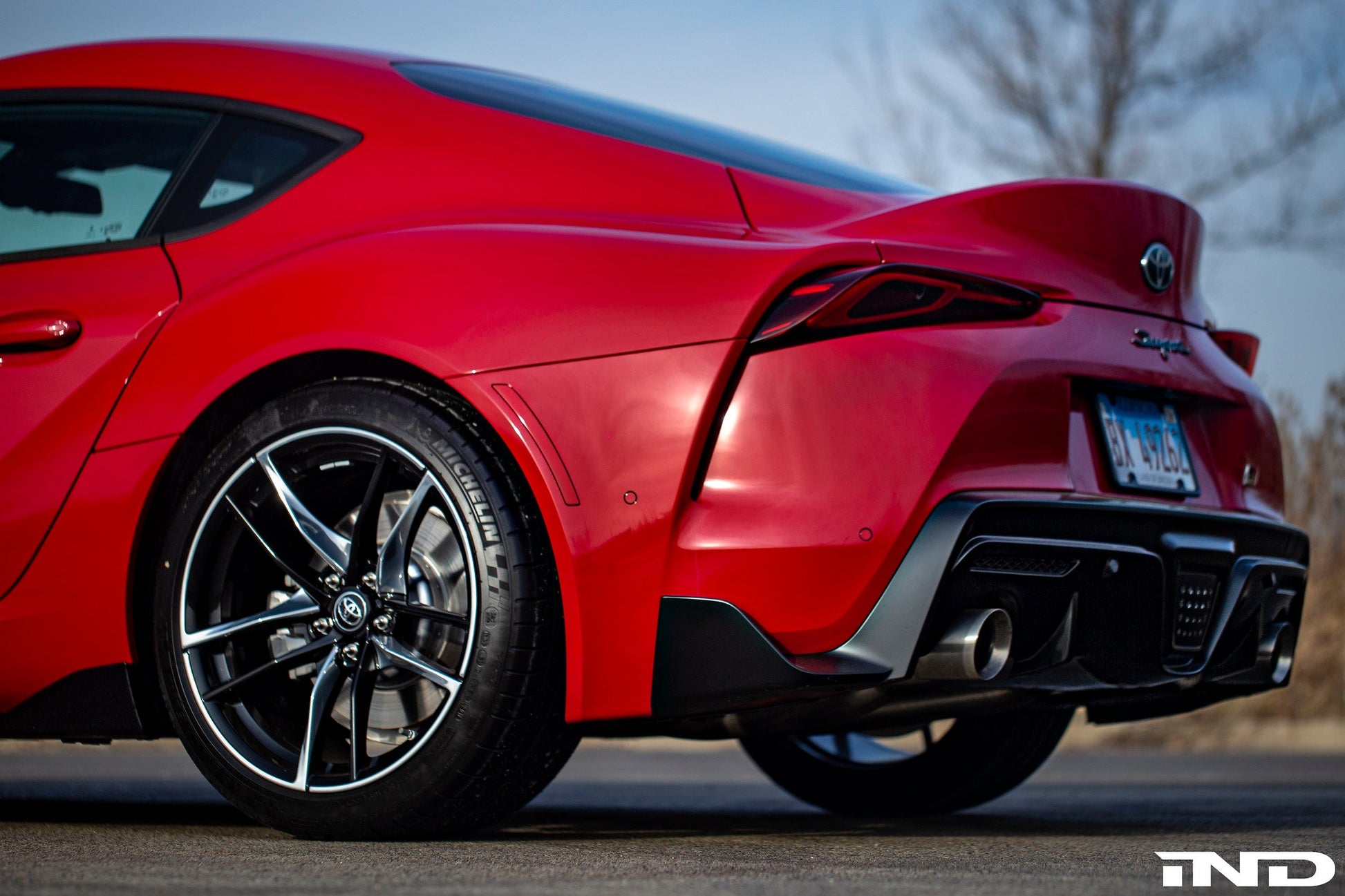 iND a90 supra painted rear reflector set - iND Distribution