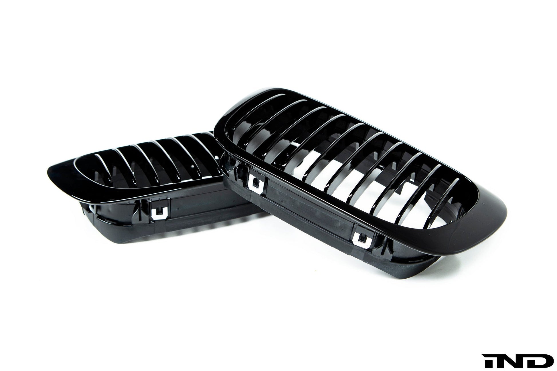 iND e46 m3 black chrome front grille set - iND Distribution