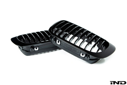 iND e46 m3 black chrome front grille set - iND Distribution