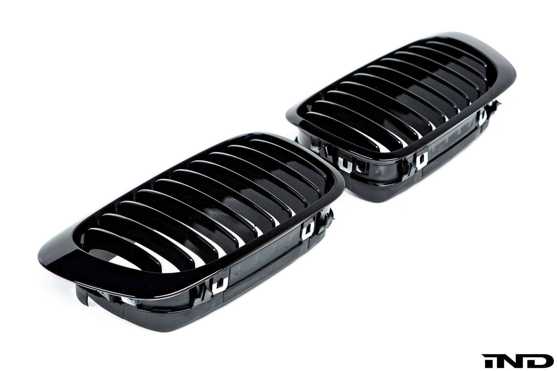 iND e46 m3 black chrome front grille set - iND Distribution