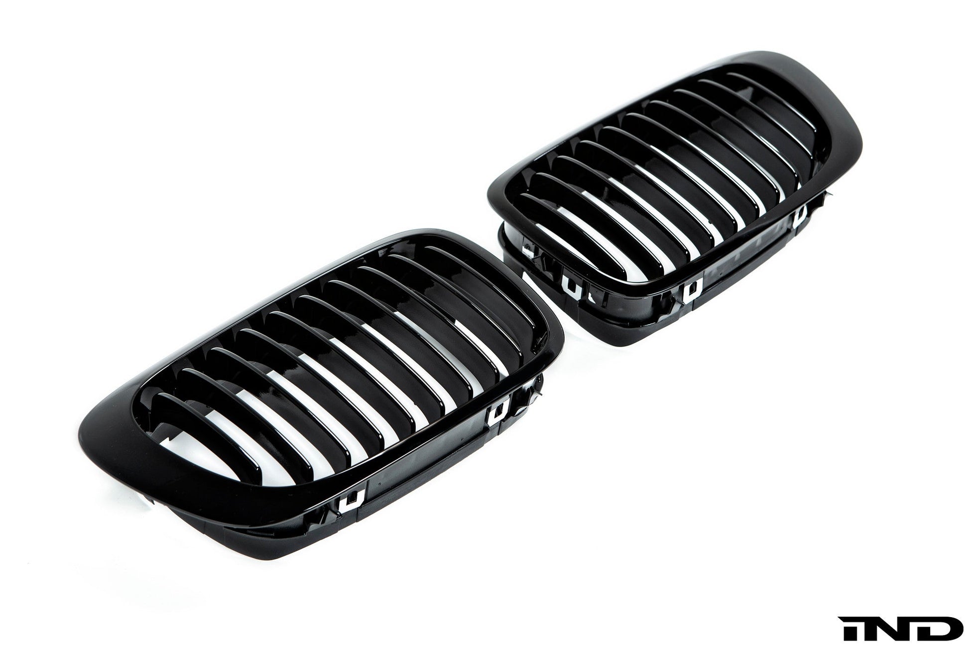 iND e46 m3 black chrome front grille set - iND Distribution