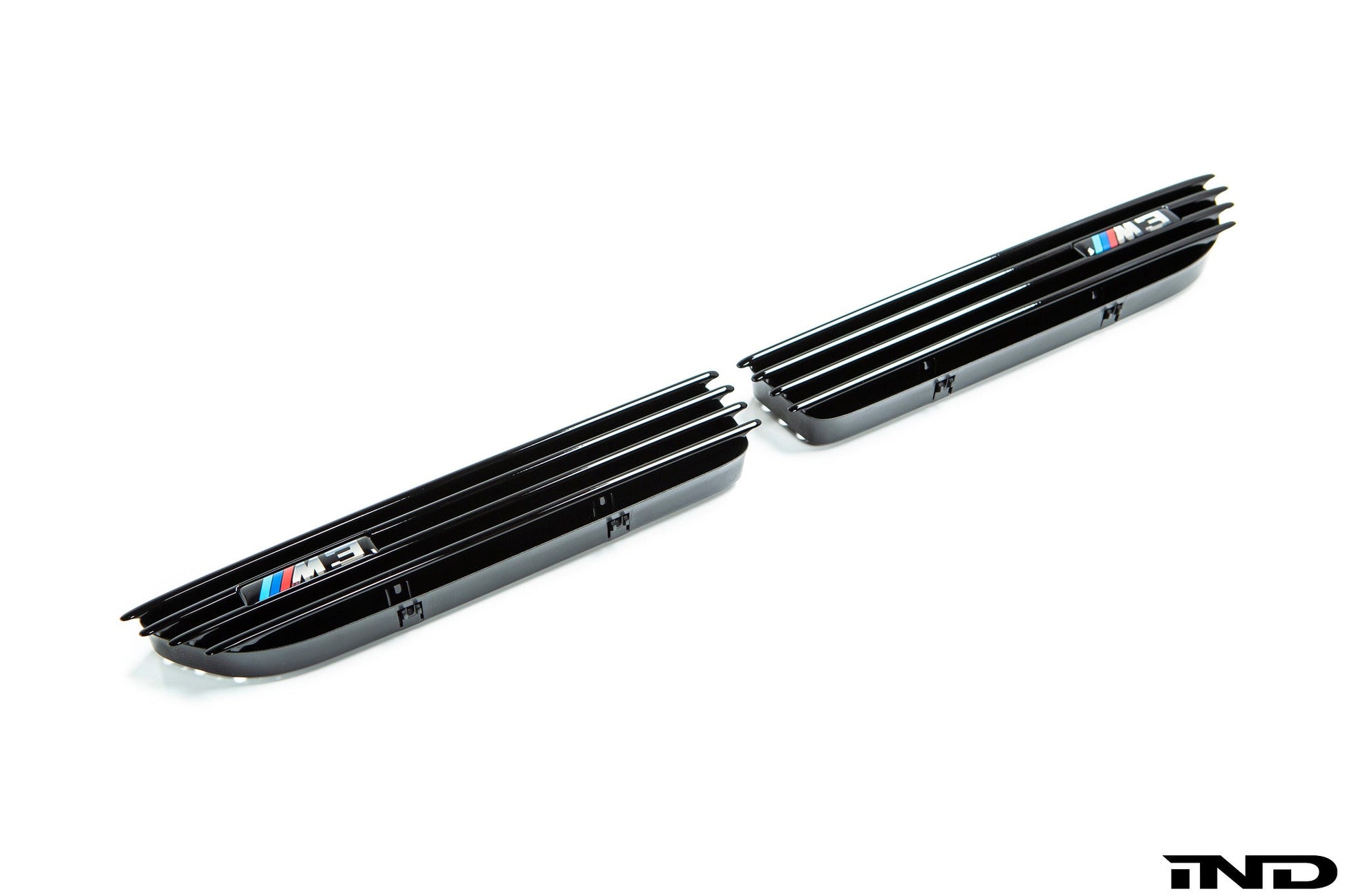 iND e46 m3 black chrome side grille set - iND Distribution