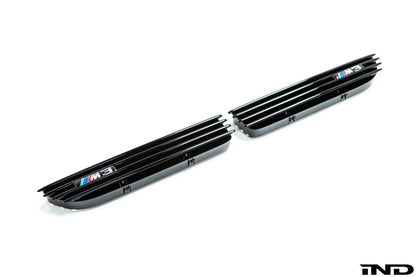 iND e46 m3 black chrome side grille set - iND Distribution