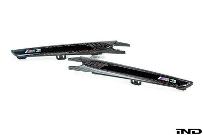 iND f8x m3 m4 carbon fiber side marker set - iND Distribution